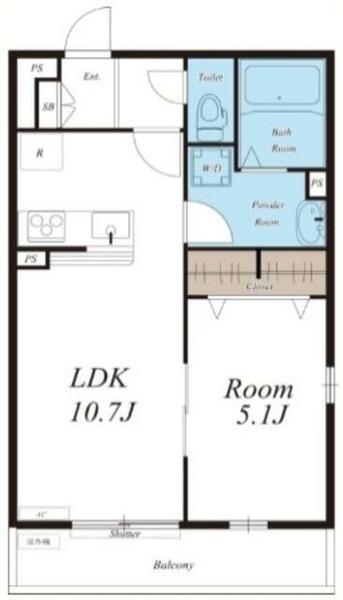 リブリ・デエム｜東京都江戸川区東葛西４丁目(賃貸マンション1LDK・1階・38.17㎡)の写真 その2