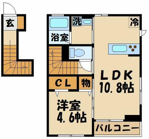 同じ建物の物件間取り写真 - ID:213102781648