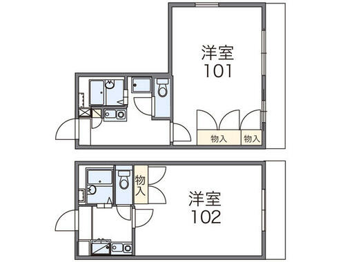 同じ建物の物件間取り写真 - ID:244003750925