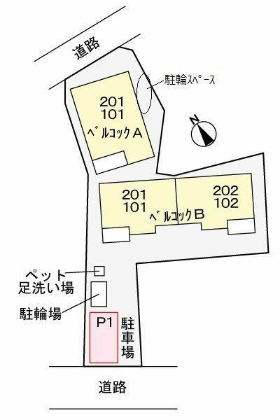 ベルコックＢ 201｜神奈川県横浜市鶴見区江ケ崎町(賃貸アパート1LDK・2階・45.70㎡)の写真 その15