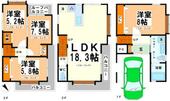 世田谷区上北沢５丁目 3階建 築21年のイメージ