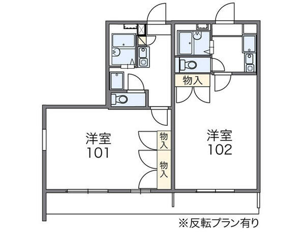 レオパレス喜多荘 201｜大分県大分市大字葛木(賃貸アパート1K・2階・29.81㎡)の写真 その2