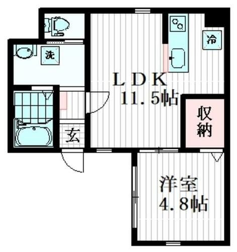 同じ建物の物件間取り写真 - ID:213102687270