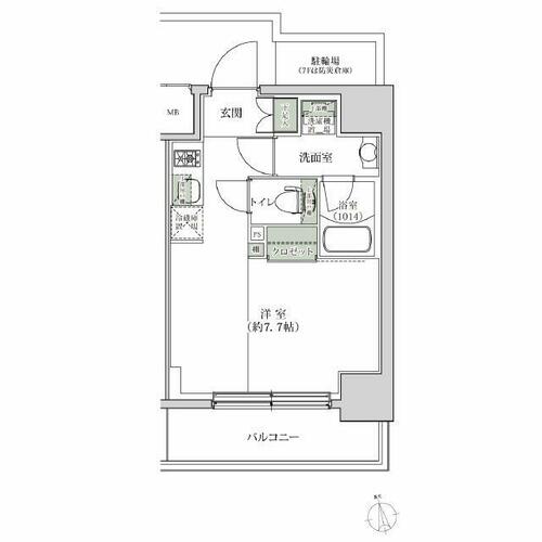 同じ建物の物件間取り写真 - ID:213102772944