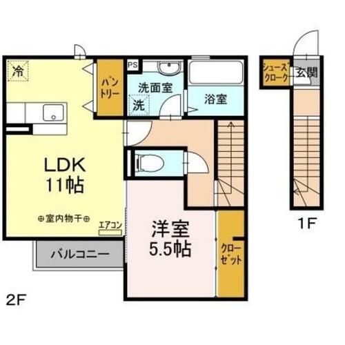 同じ建物の物件間取り写真 - ID:212042613518