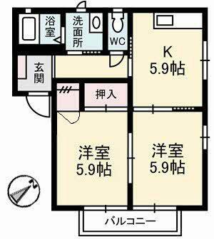 同じ建物の物件間取り写真 - ID:238007140053