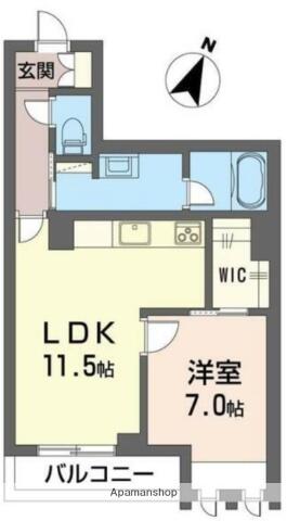 同じ建物の物件間取り写真 - ID:211047210679