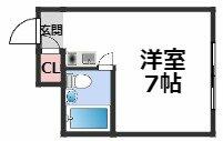 コンホートマナベ｜大阪府大阪市浪速区恵美須西１丁目(賃貸マンション1R・2階・16.00㎡)の写真 その2