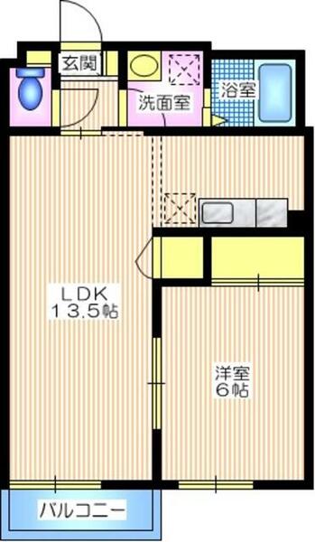 メゾン・ド・ルミエール 202｜神奈川県横浜市戸塚区南舞岡３丁目(賃貸マンション1LDK・2階・44.52㎡)の写真 その2