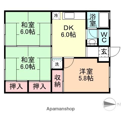 同じ建物の物件間取り写真 - ID:216001937501