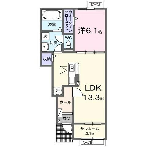 同じ建物の物件間取り写真 - ID:244003803708