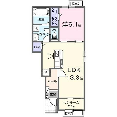 同じ建物の物件間取り写真 - ID:244003803702