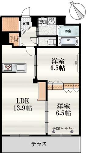 同じ建物の物件間取り写真 - ID:211047316214