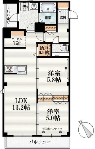 同じ建物の物件間取り写真 - ID:211047316194