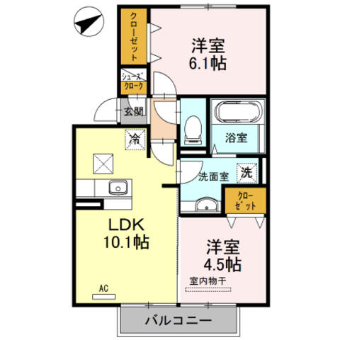 同じ建物の物件間取り写真 - ID:244003852732