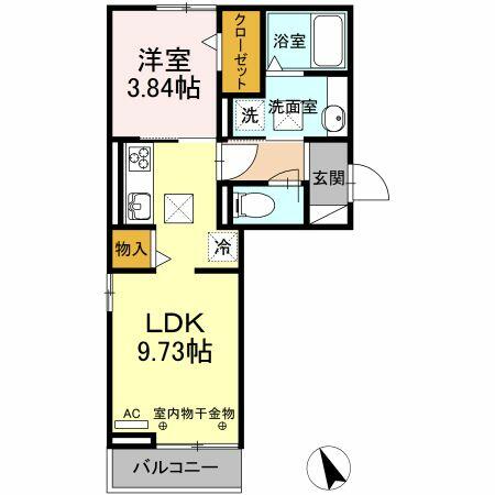 同じ建物の物件間取り写真 - ID:224004845421