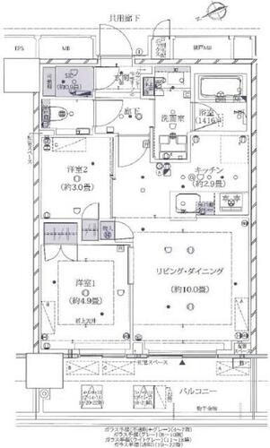 同じ建物の物件間取り写真 - ID:213102737443