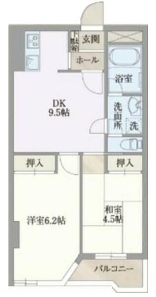 ファーストパレス与野本町｜埼玉県さいたま市中央区本町東３丁目(賃貸マンション2DK・2階・54.03㎡)の写真 その2