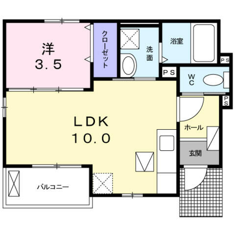 同じ建物の物件間取り写真 - ID:244003876934