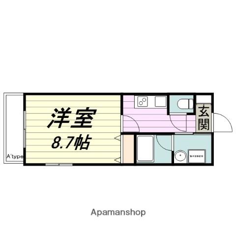 同じ建物の物件間取り写真 - ID:204004174294