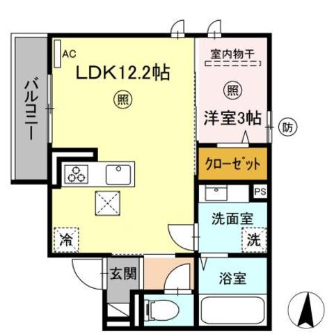 同じ建物の物件間取り写真 - ID:244003897724