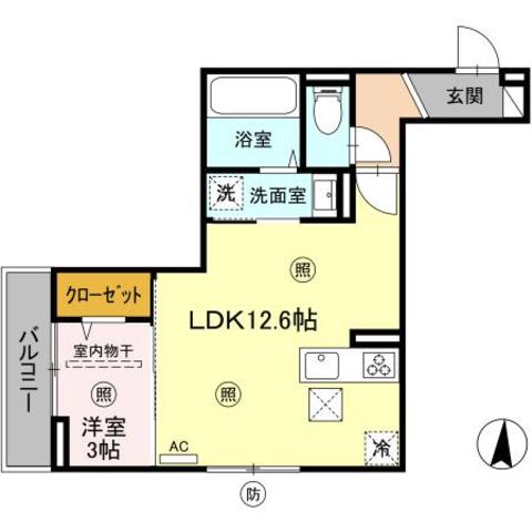 同じ建物の物件間取り写真 - ID:244003897720