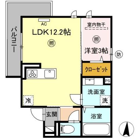 同じ建物の物件間取り写真 - ID:244003897718