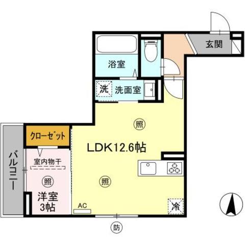 同じ建物の物件間取り写真 - ID:244003897727