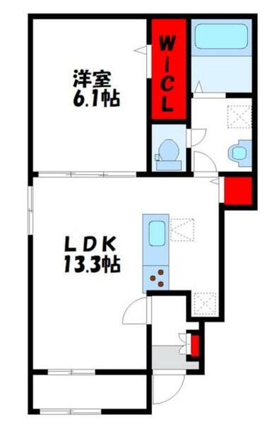 ハウスビバルディＡ｜福岡県遠賀郡遠賀町大字今古賀(賃貸アパート1LDK・1階・50.01㎡)の写真 その2