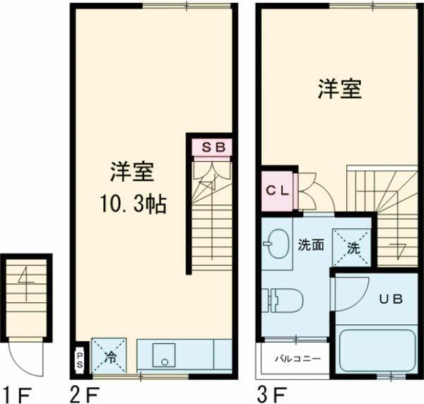 グランエッグス三鷹 05｜東京都三鷹市下連雀３丁目(賃貸アパート1LDK・1階・40.12㎡)の写真 その2