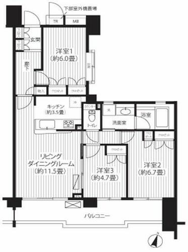 同じ建物の物件間取り写真 - ID:214055680738