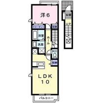 グランデＫⅡＤ 203 ｜ 愛媛県今治市東鳥生町４丁目（賃貸アパート1LDK・2階・42.80㎡） その2