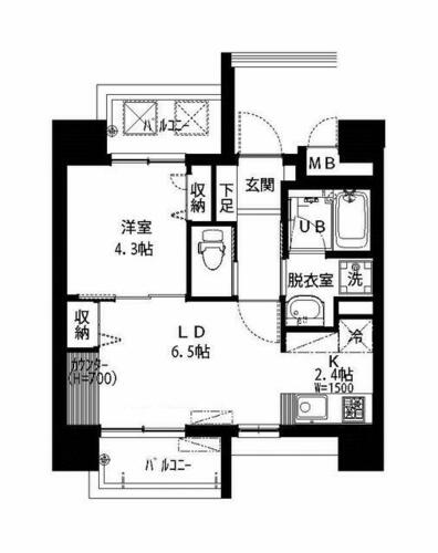 同じ建物の物件間取り写真 - ID:213103109803