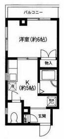 東京都大田区蒲田２丁目(賃貸マンション1DK・3階・24.75㎡)の写真 その2