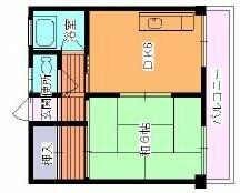 ホワイトハウス 3B ｜ 兵庫県明石市西明石北町３丁目（賃貸マンション1DK・3階・29.12㎡） その2