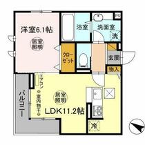 ベルフラワー  ｜ 茨城県ひたちなか市大字東石川（賃貸アパート1LDK・1階・42.17㎡） その2