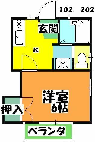 同じ建物の物件間取り写真 - ID:212042465055