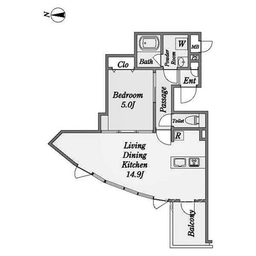 同じ建物の物件間取り写真 - ID:223032370371