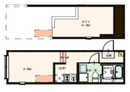 同じ建物の物件間取り写真 - ID:213102780878