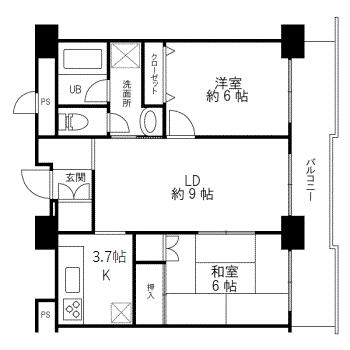 同じ建物の物件間取り写真 - ID:218000548646