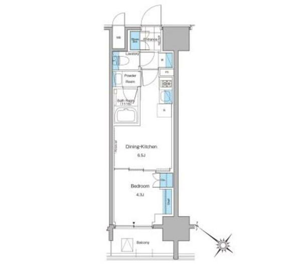 ルフォンプログレ西大井プレミア 602｜東京都品川区西大井１丁目(賃貸マンション1DK・6階・26.75㎡)の写真 その2