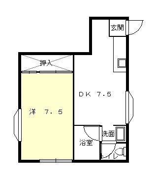 書写ハイツ 202｜兵庫県姫路市書写(賃貸アパート1DK・2階・29.75㎡)の写真 その2