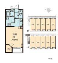 レオネクストオレンジ 102 ｜ 愛媛県松山市土居田町（賃貸アパート1K・1階・30.84㎡） その3