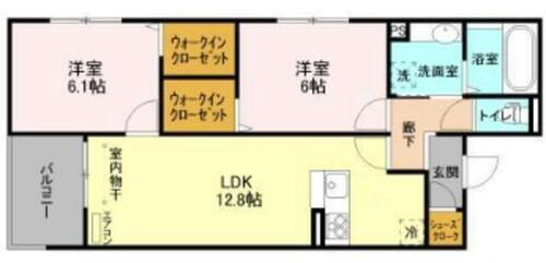 同じ建物の物件間取り写真 - ID:212042640645