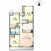 熊本県菊池郡大津町大字森（賃貸アパート3LDK・1階・63.97㎡） その2