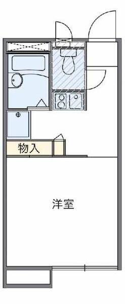 レオパレスナテュール 206｜愛媛県今治市北日吉町１丁目(賃貸アパート1K・2階・20.28㎡)の写真 その2