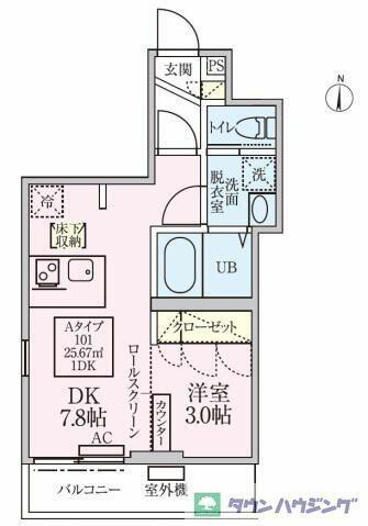 同じ建物の物件間取り写真 - ID:211047020760