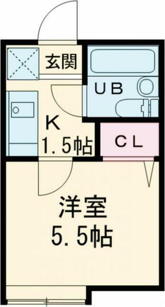 東京都葛飾区堀切１丁目(賃貸アパート1K・2階・16.32㎡)の写真 その2