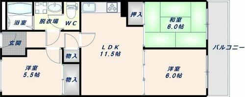 同じ建物の物件間取り写真 - ID:227074814308