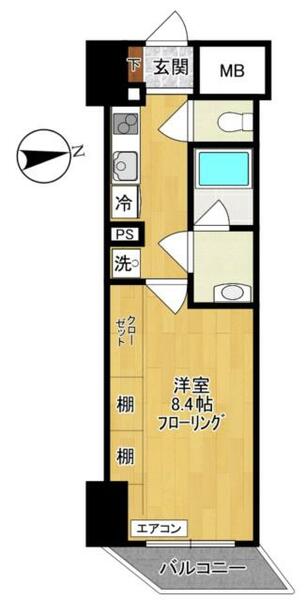 ｍａｒｕｅｉ　７ 702｜神奈川県川崎市多摩区登戸(賃貸マンション1K・7階・27.80㎡)の写真 その2